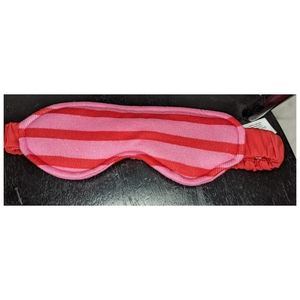 BNWOT Kate Spade Pink/Red Stripe Sleep Mask